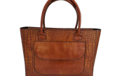 کیف چرم دستی زنانه دستدوز