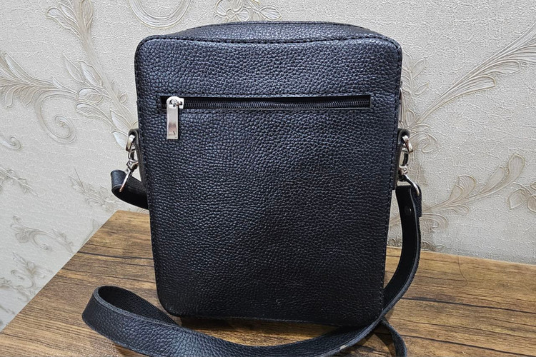 کیف دوشی مردانه چرم گاوی فلوتر و دستدوز
