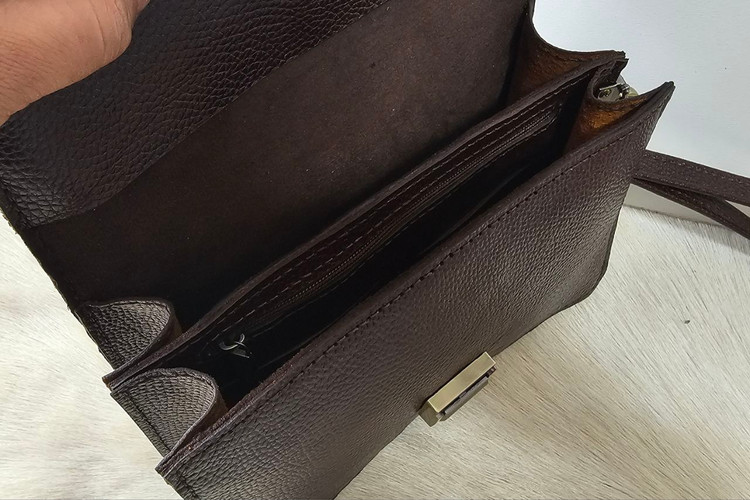 کیف مدارک مردانه چرم گاوی و دستدوز