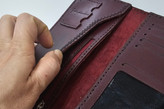 کیف پول چرم گاوی و دستدوز