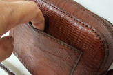 کیف دوشی زنانه چرم گاوی و دستدوز