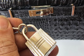 کیف مدل هرمس چرم گاوی و دستدوز